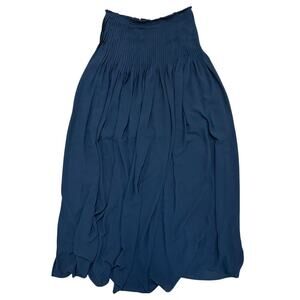 Blu Pepper Pleated Maxi Skirt Size Medium